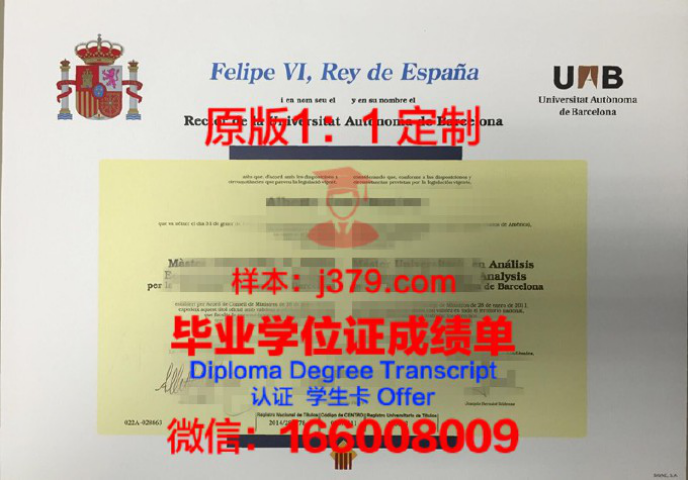 巴塞罗那大学毕业证：一张通往未来的通行证