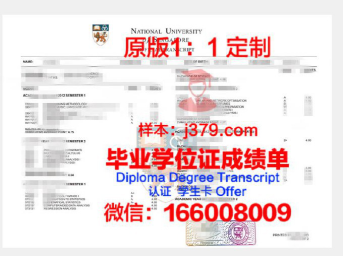 新加坡国立大学（NUS）硕士学位证：开启国际化职业发展之路