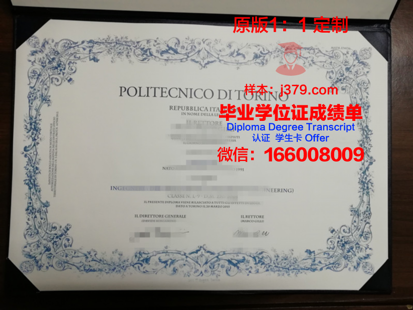 都灵理工大学 diploma 毕业证