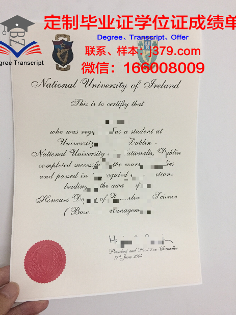 都柏林城市大学毕业证图片(都柏林城市大学在哪)